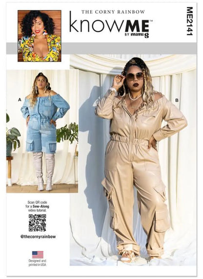 McCall's Pattern Me2141 Misses' Jumpsuit in Two Lengths