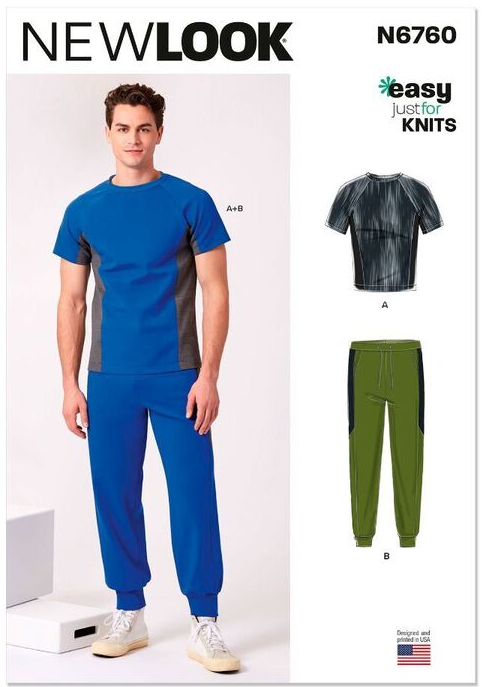 Newlook Sewing Pattern Un676 Men/Boy Sportswear