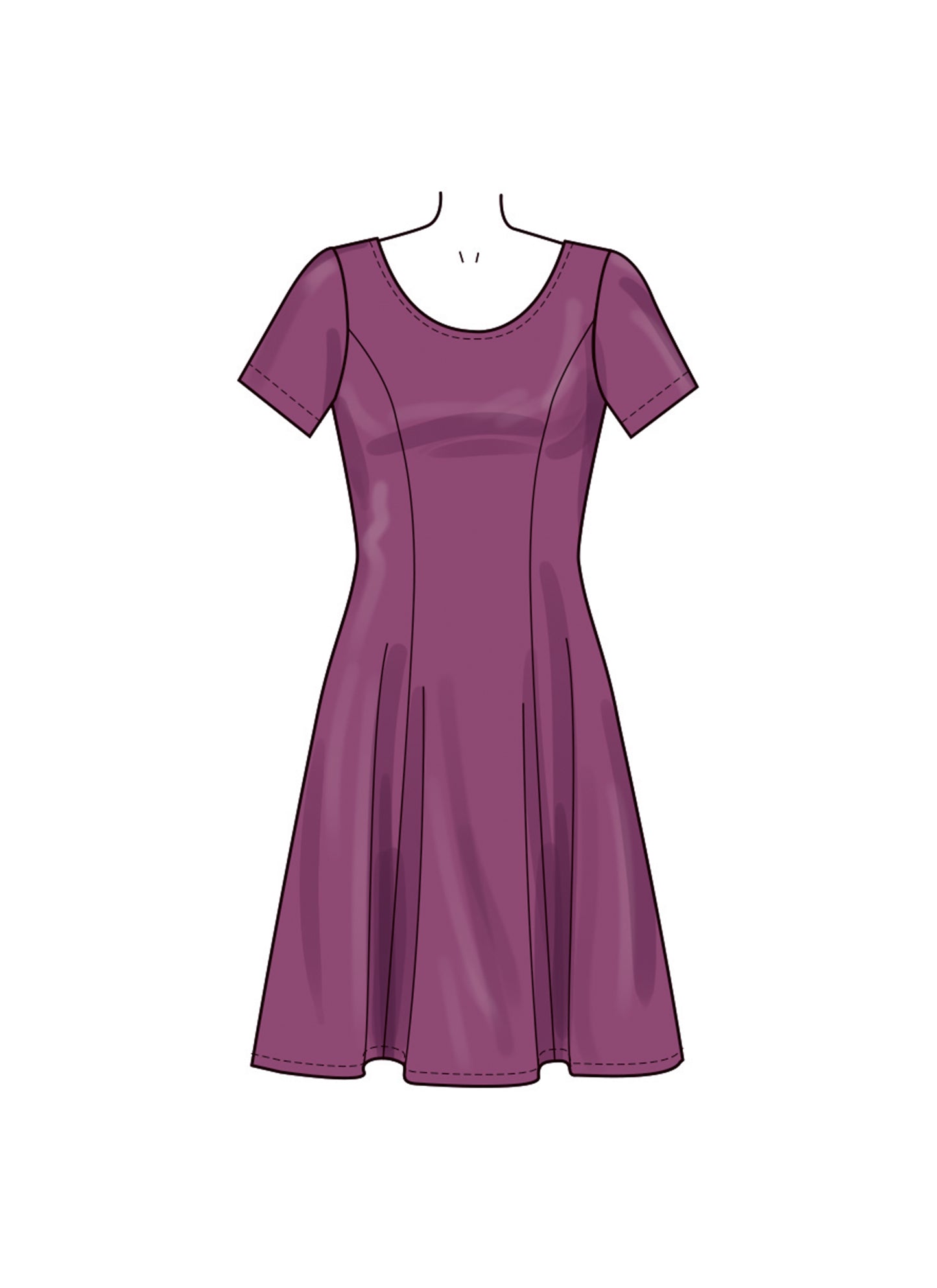 Newlook Pattern 6765 Misses' Dress