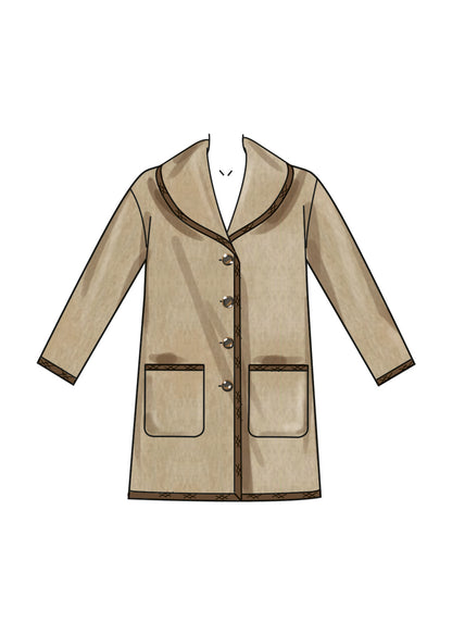 Newlook Pattern 6767 Misses' Jacket Coat