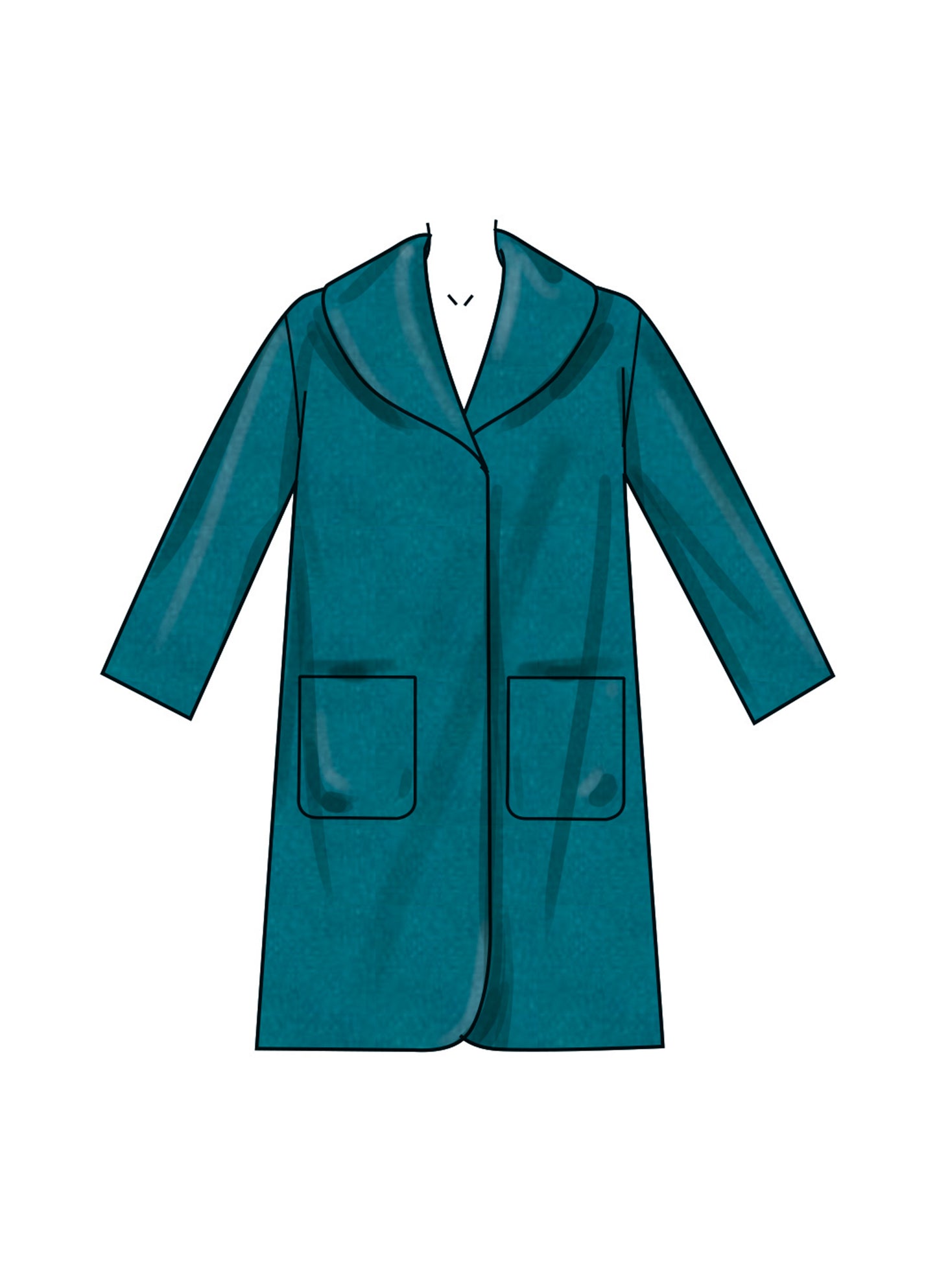 Newlook Pattern 6767 Misses' Jacket Coat