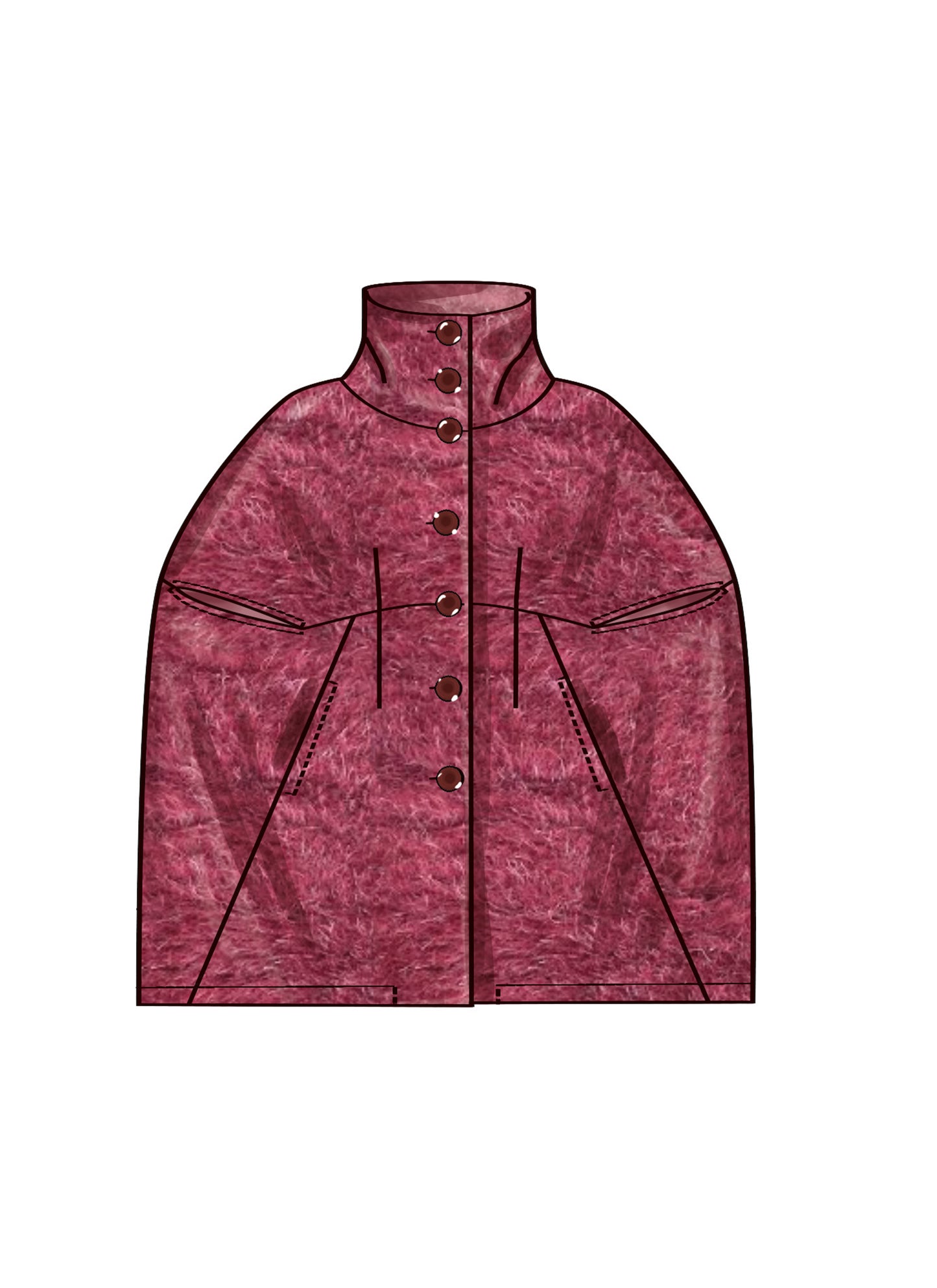 Newlook Pattern 6768 Misses' Jacket Coat