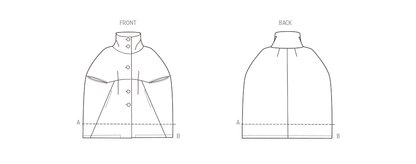 Newlook Pattern 6768 Misses' Jacket Coat