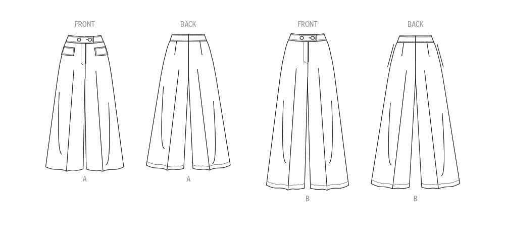 Newlook Pattern 6769 Misses' Skirt Pants