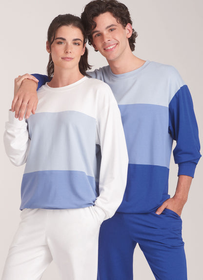 Newlook Pattern 6772 Unisex Knit Top and Pants