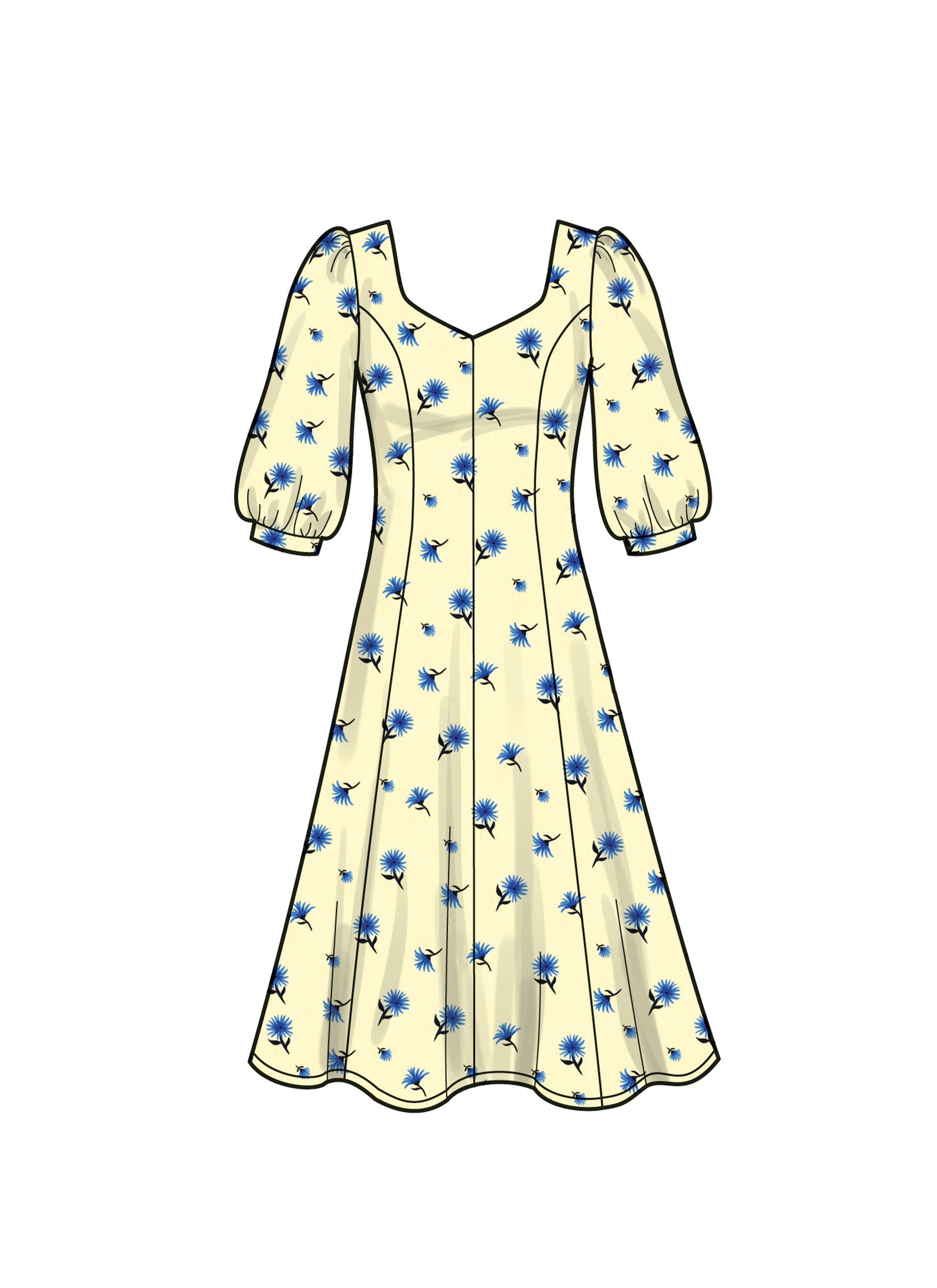 Newlook Pattern 6776 Misses' Dress