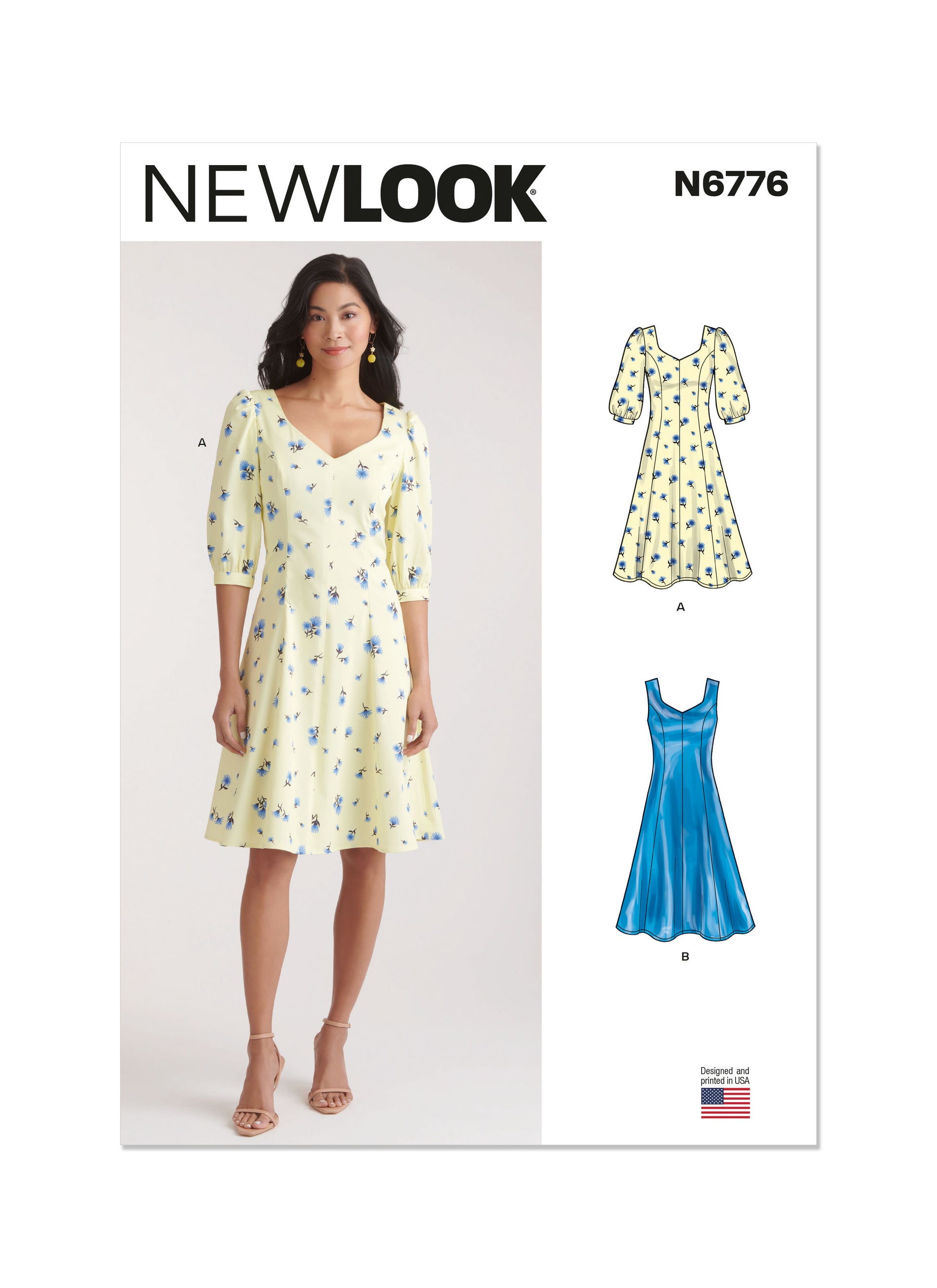 Newlook Pattern 6776 Misses' Dress