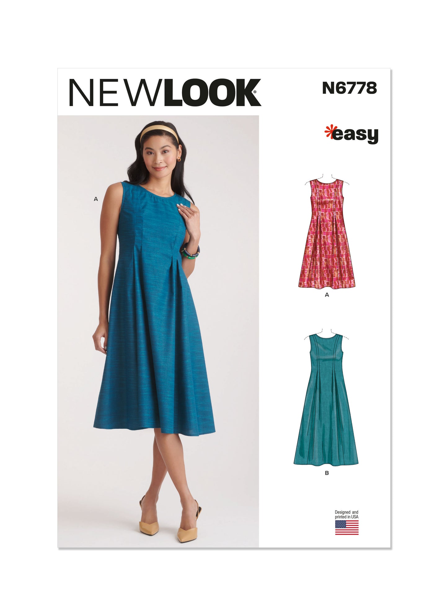 Newlook Pattern UN6778 Misses' Dress