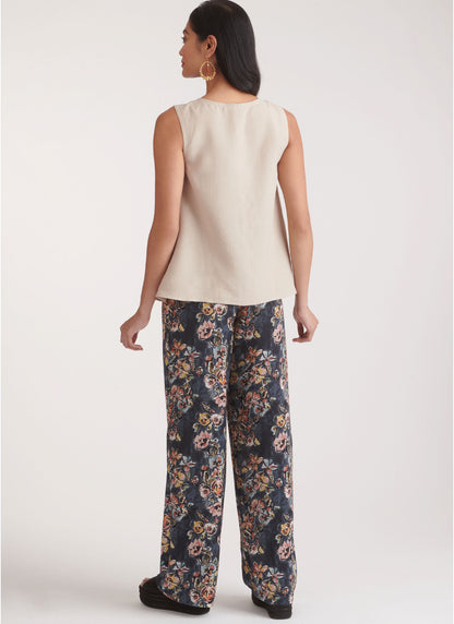 Newlook Pattern 6781 Misses' Top and Pants