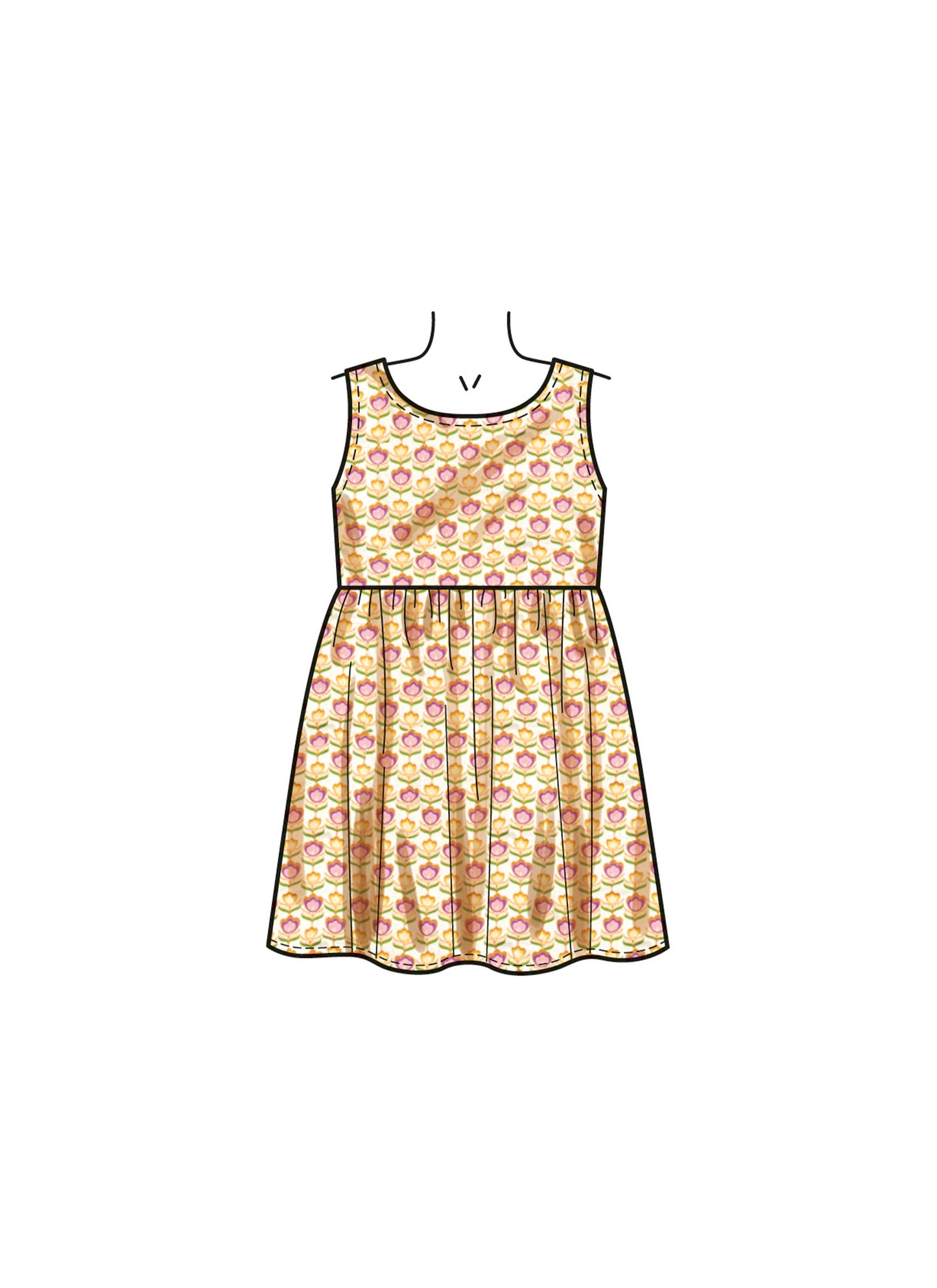 Newlook Pattern 6784 Children's Dresses and Romper