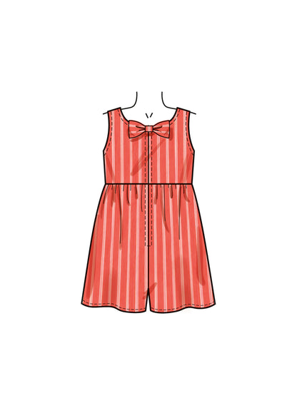 Newlook Pattern 6784 Children's Dresses and Romper