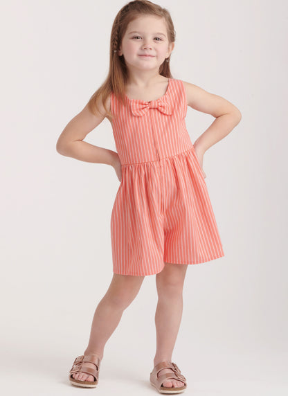 Newlook Pattern 6784 Children's Dresses and Romper