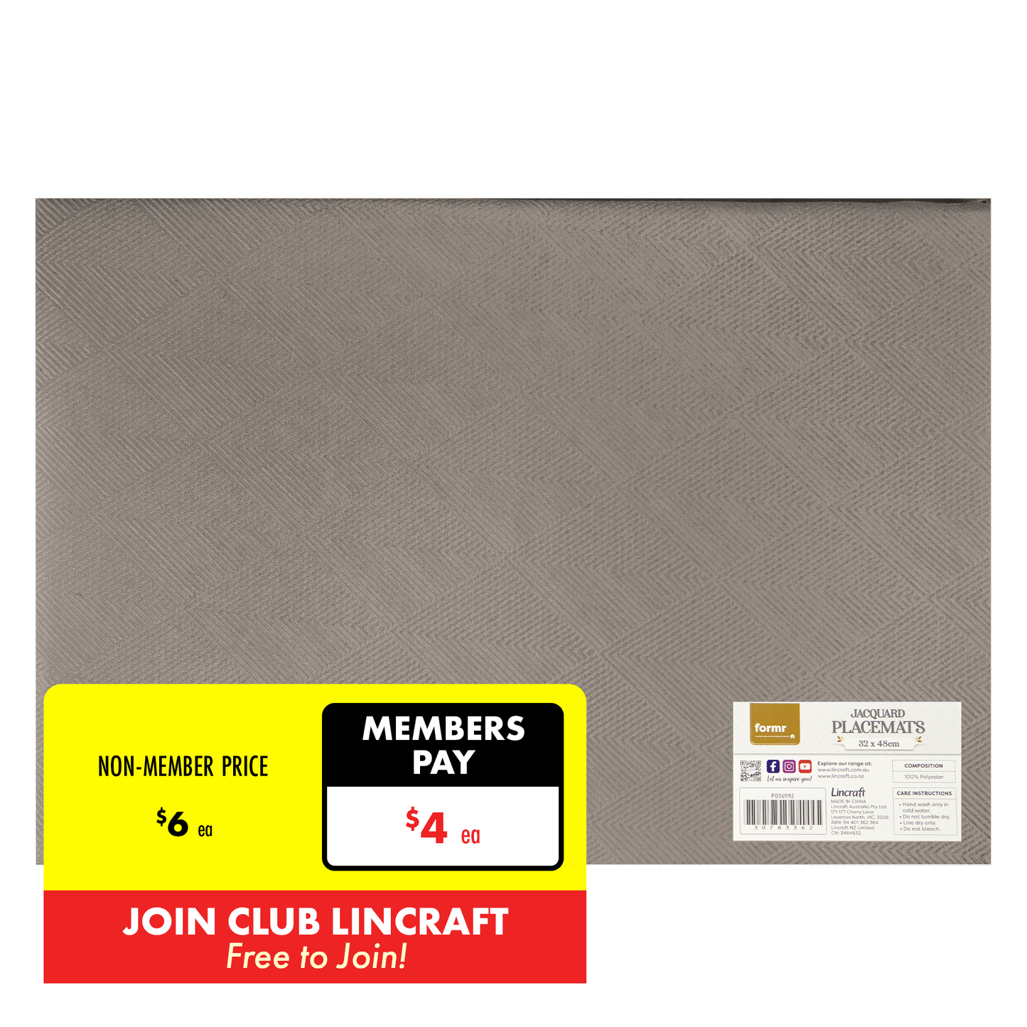 Formr Jacquard Placemats, 32x48cm