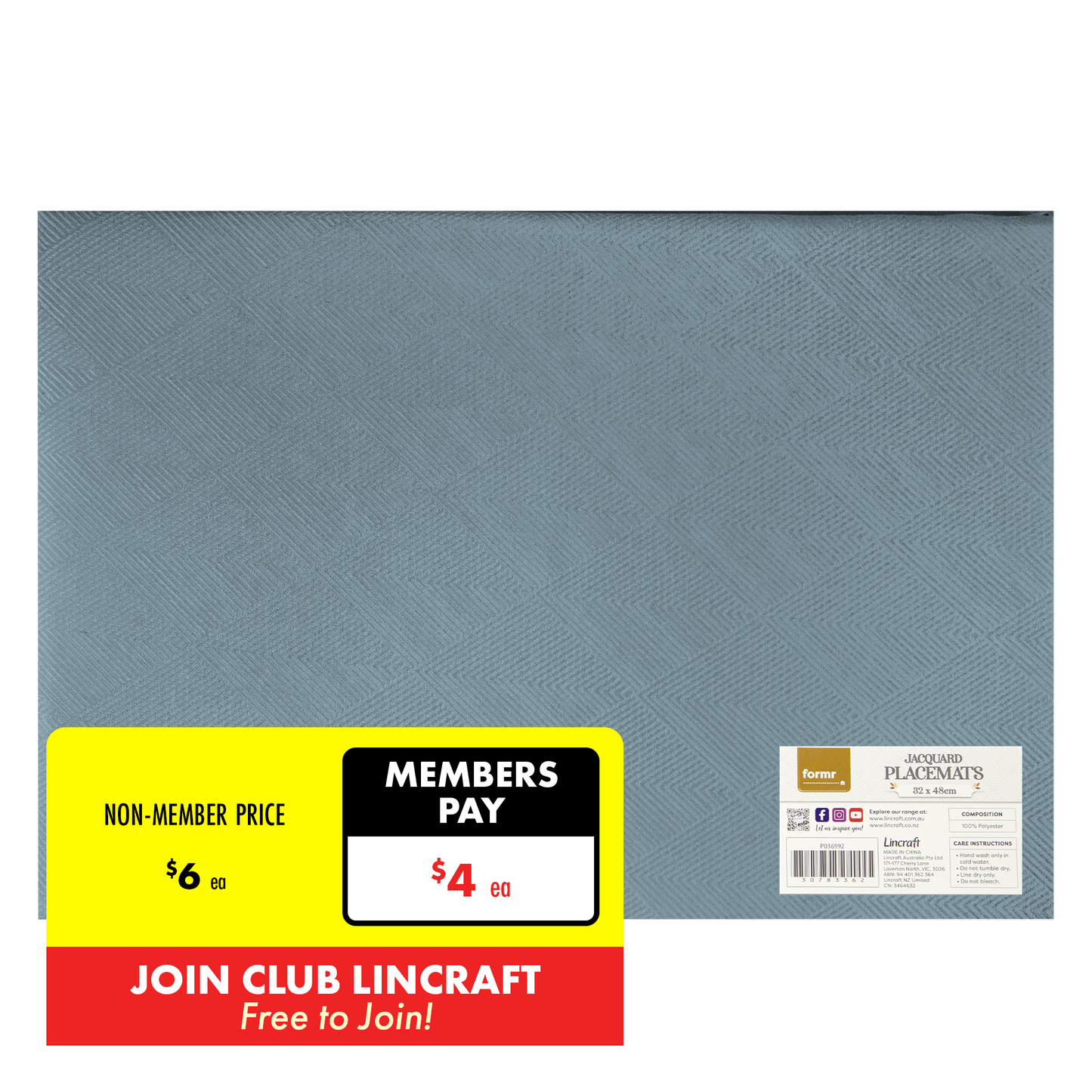 Formr Jacquard Placemats, 32x48cm