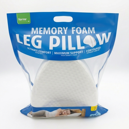 NuvoMed Memory Foam Leg Pillow packing