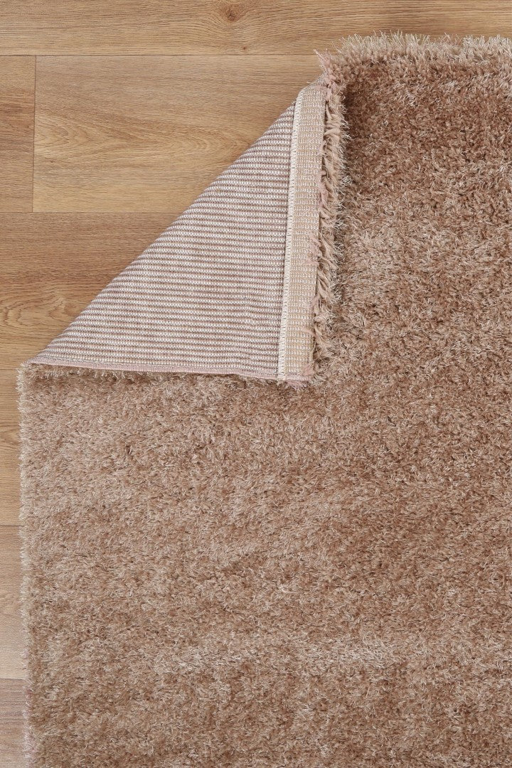 Puffy Soft Shag Camel Rug