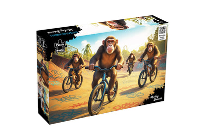 1000 Piece Jigsaw Puzzle, Puzzle Master Monkey Business