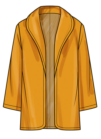 Simplicity Sewing Pattern S3008 Misses' Coat In Two Lengths
