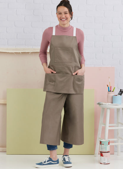 Simplicity Sewing Pattern 3021 Misses' Aprons and Pant Aprons