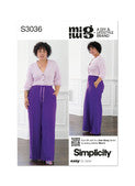 Simplicity Pattern SS3036 Misses Skirt Pants