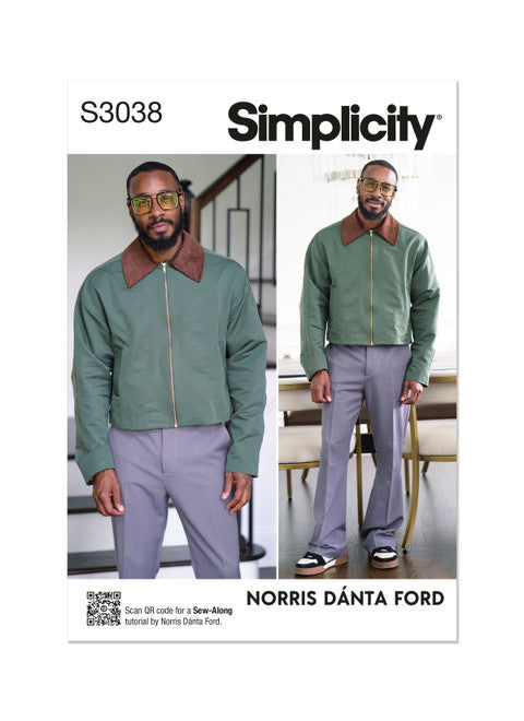Simplicity Pattern SS3038 Men's Jacket