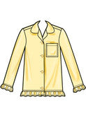 Simplicity Pattern SS3045 Children's and Girls' Lounge Tops, Gown, Shorts and Pants