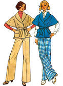 Simplicity Pattern SS3047 1970s Misses' Pants and Jacket