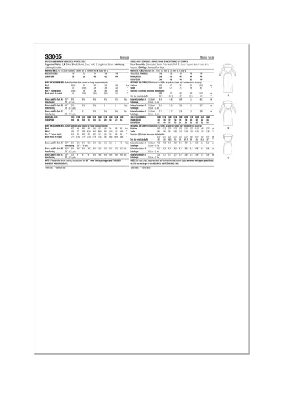 Simplicity Sewing Pattern Misses' and Women's Dresses with Tie Belt
