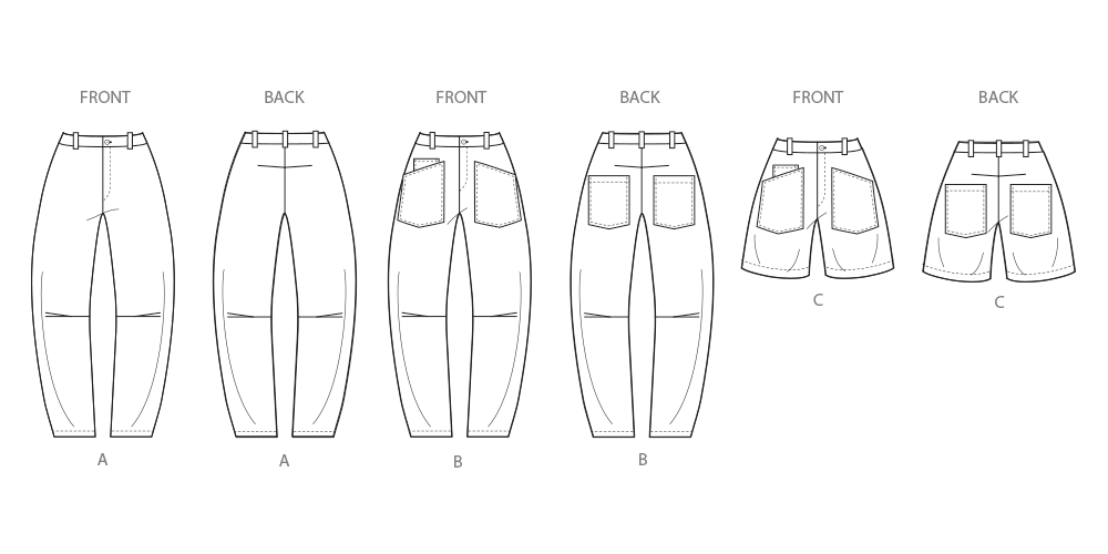 Simplicity Pattern S3069 Miss Skirt Pants