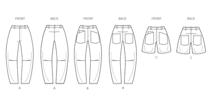 Simplicity Pattern S3069 Miss Skirt Pants
