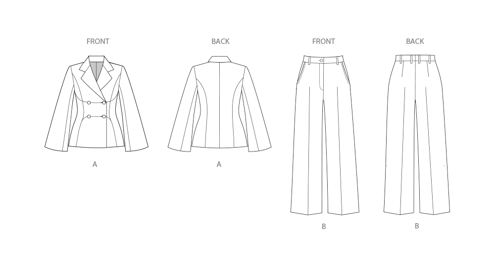 Simplicity Pattern S3073 Misses' and Women's Jacket and Pants