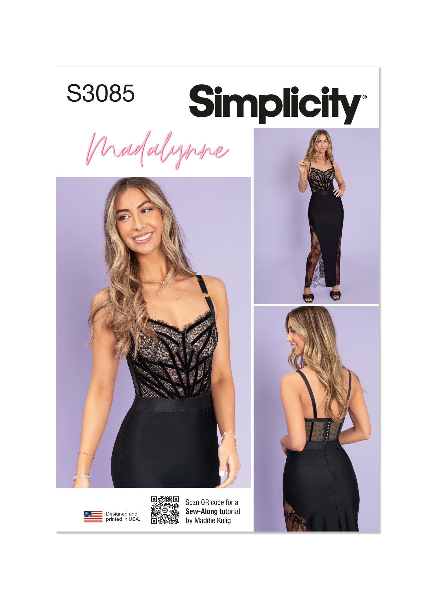 Simplicity Pattern S3085 Ms Plus Size Dress