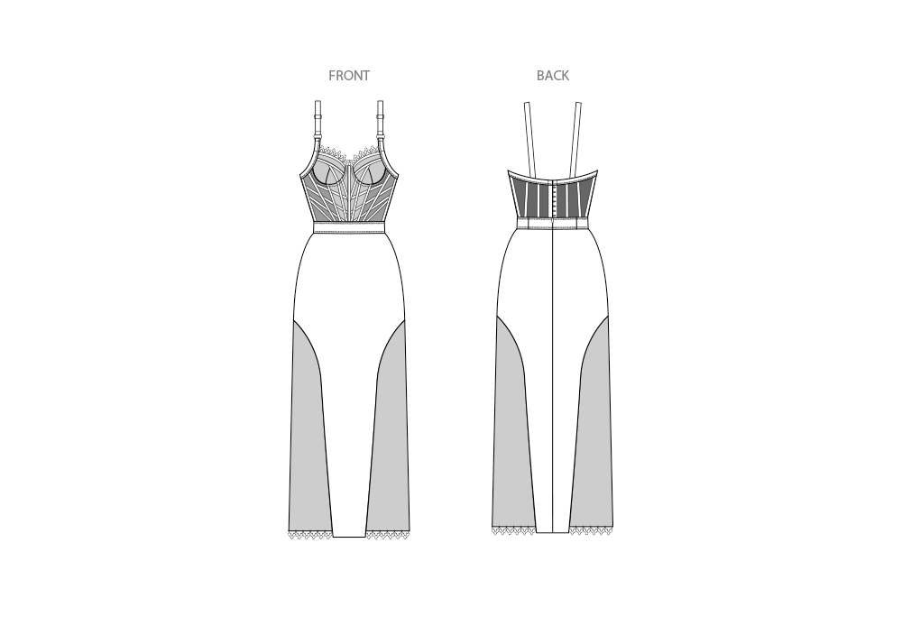 Simplicity Pattern S3085 Ms Plus Size Dress