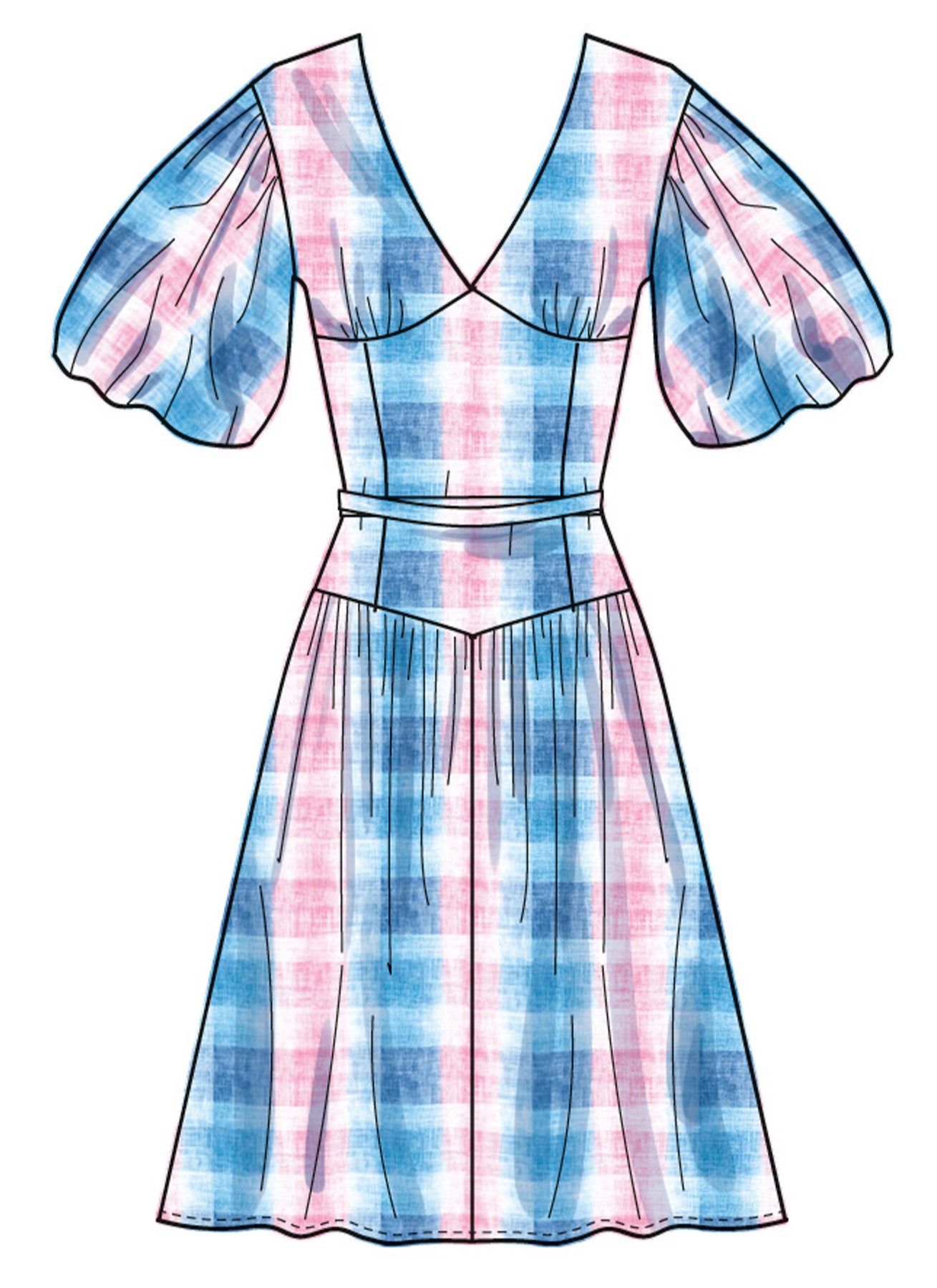 Simplicity S3096 Misses' Plus Size Dress