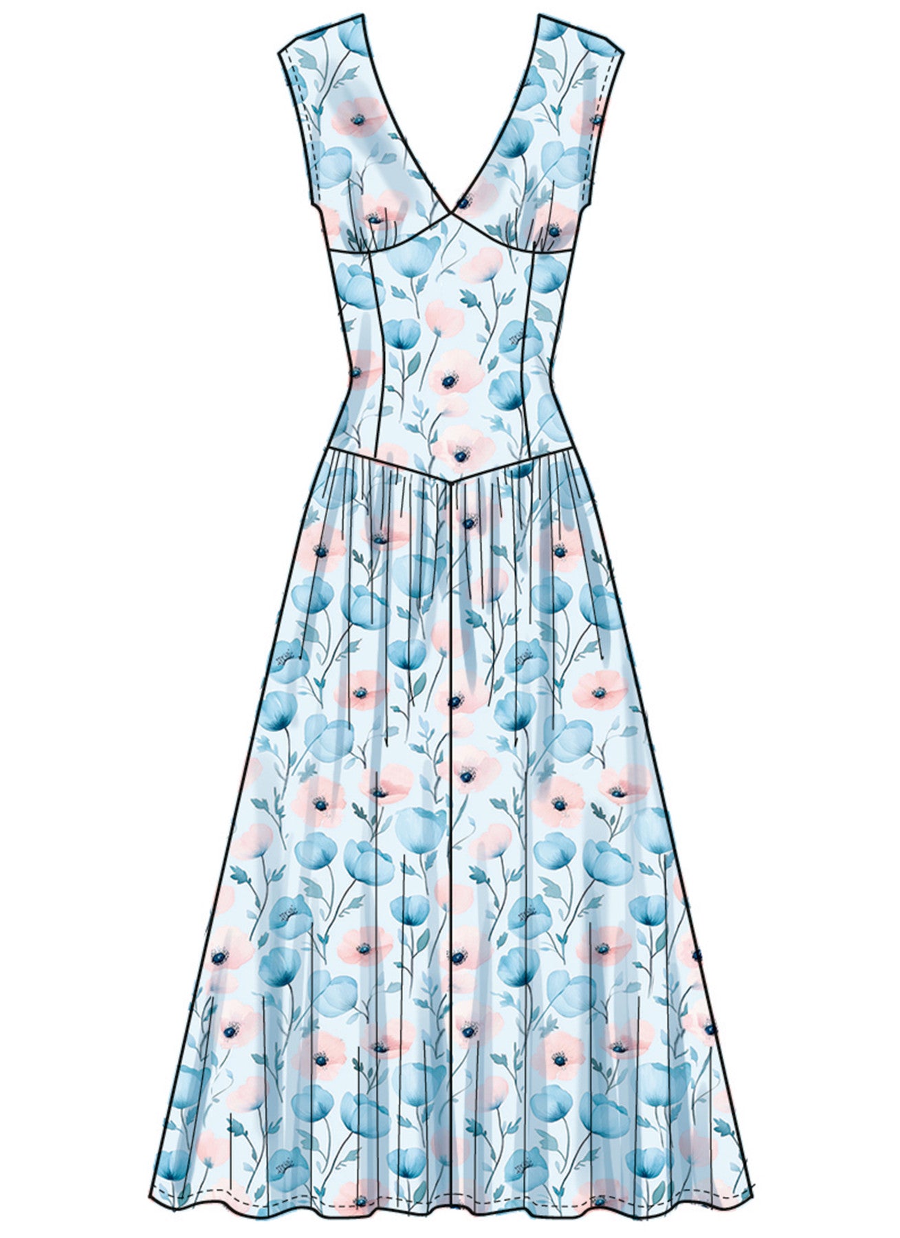 Simplicity S3096 Misses' Plus Size Dress