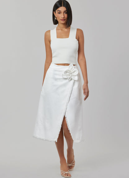 Simplicity SS3104 Misses' Wrap Skirts with Detachable 3D Flower