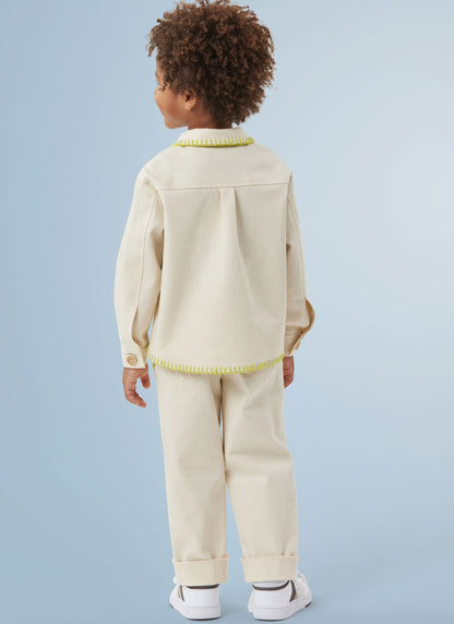 Simplicity Pattern S3113 Children's or Girls' and Boys' Jacket, Shorts and Pants