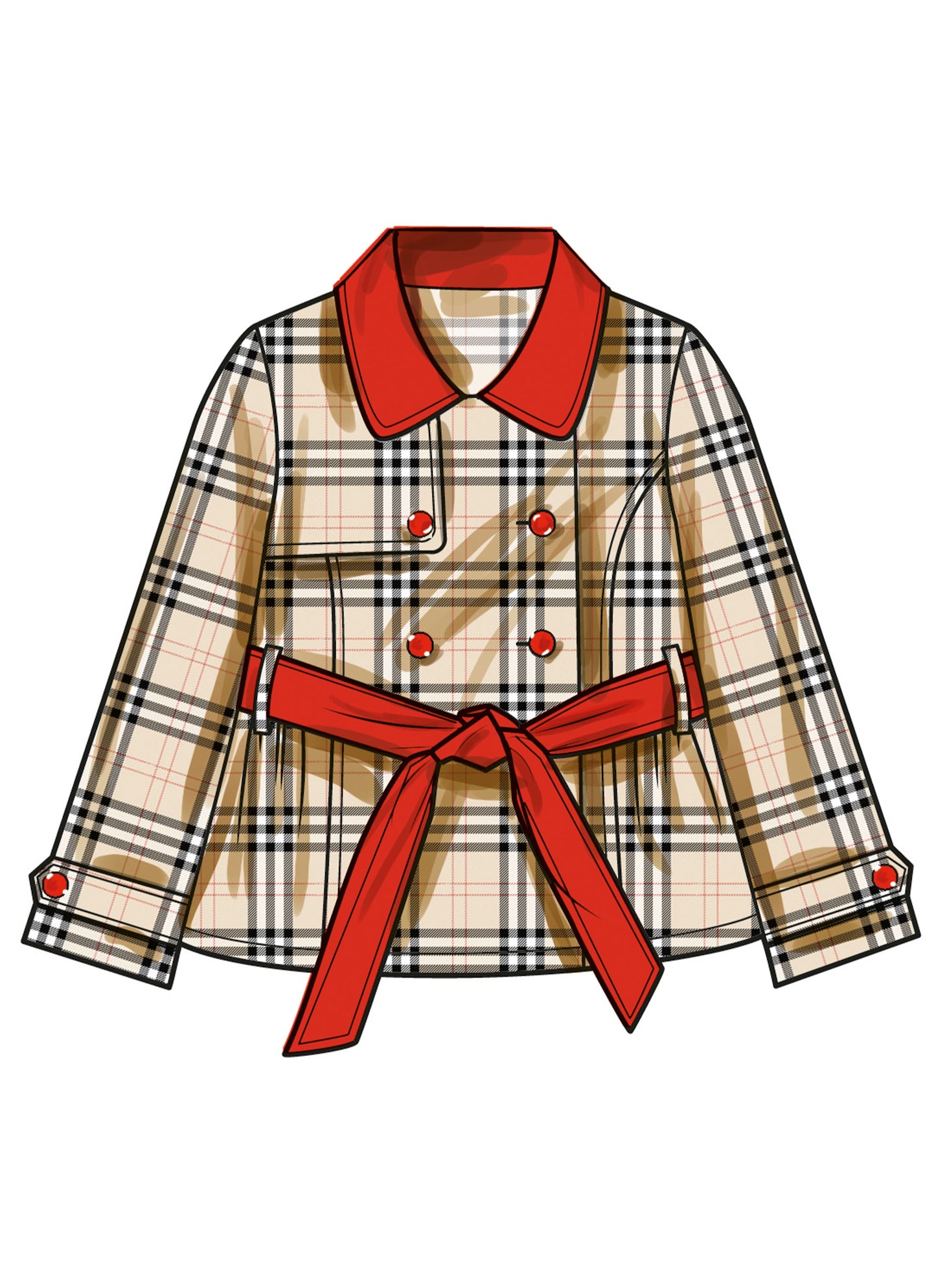 Simplicity Pattern S3114 Girl Jacket Coat
