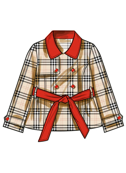 Simplicity Pattern S3114 Girl Jacket Coat