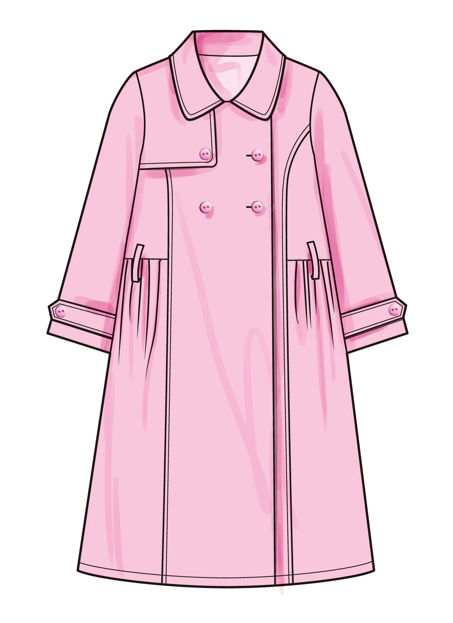 Simplicity Pattern S3114 Girl Jacket Coat