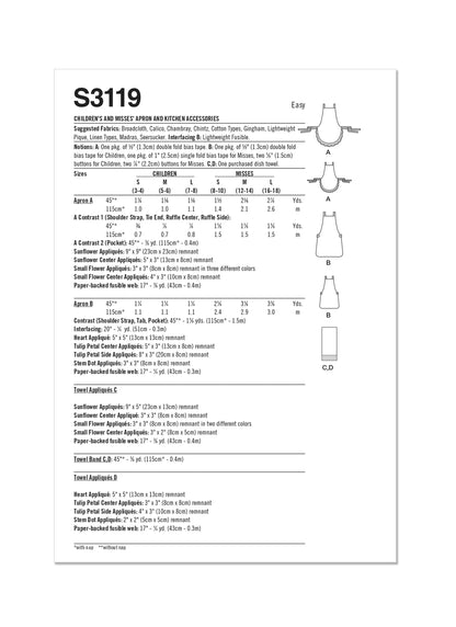 Simplicity S3119 Apron