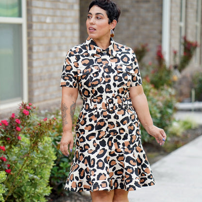 Simplicity Pattern S9463 Misses' Shirt Dress with Belt