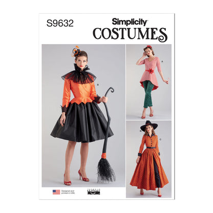 Simplicity Pattern S9632 Misses' Costumes