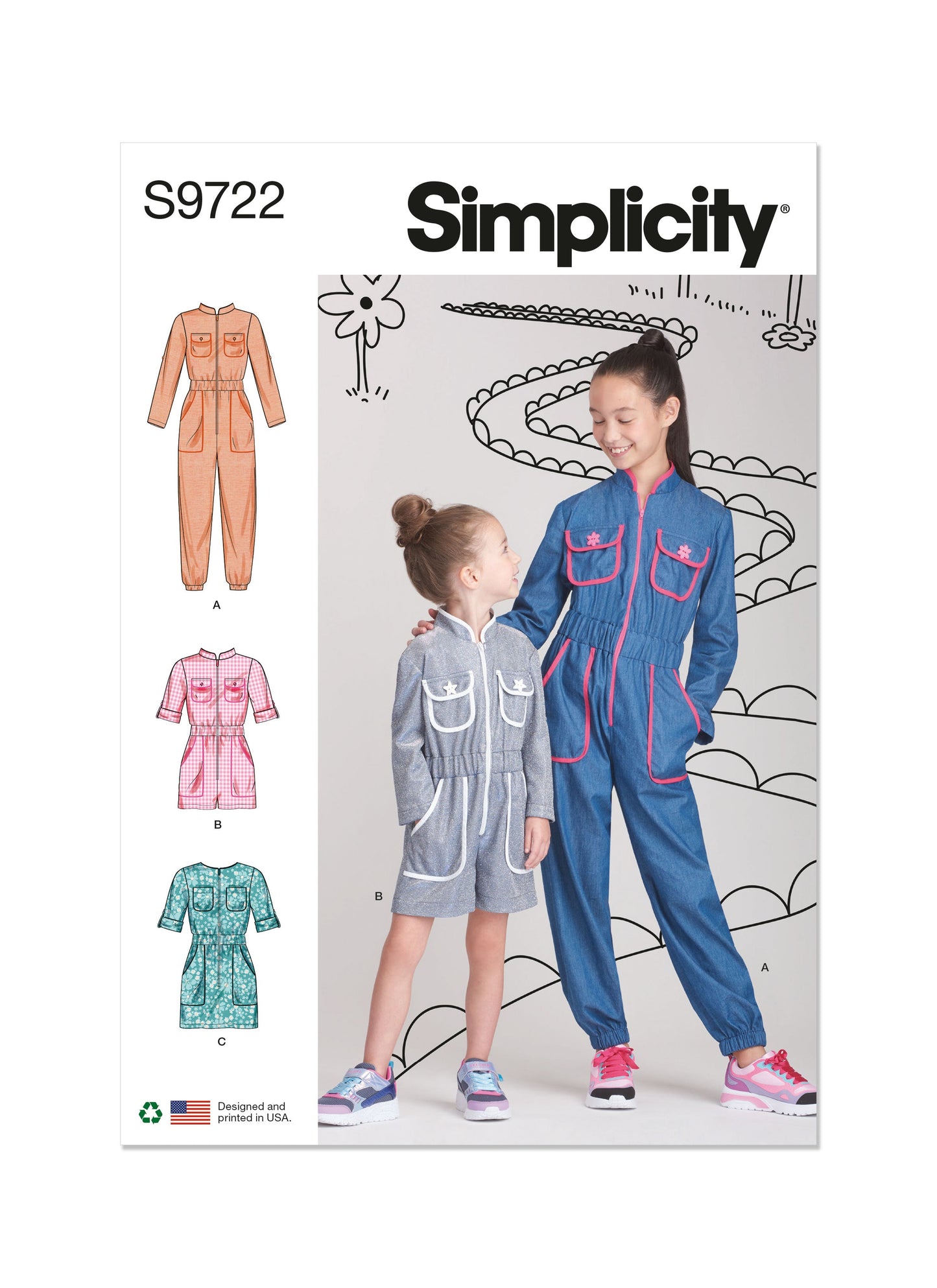 Simplicity Pattern S97Child/Girl Sportswear