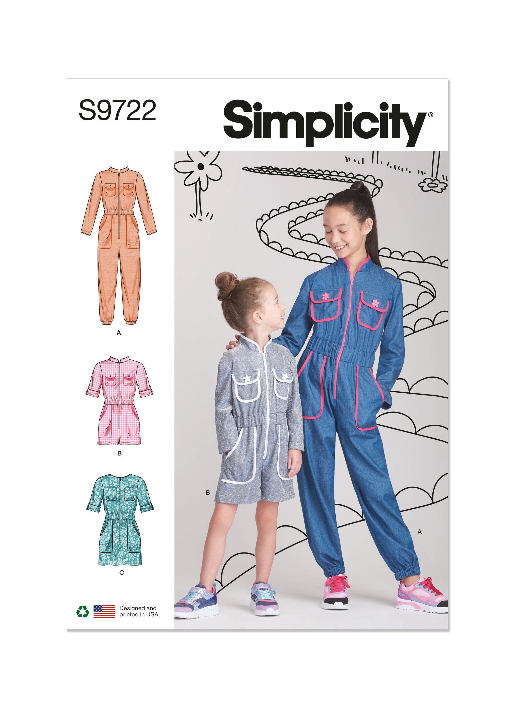 Simplicity Pattern S97Child/Girl Sportswear