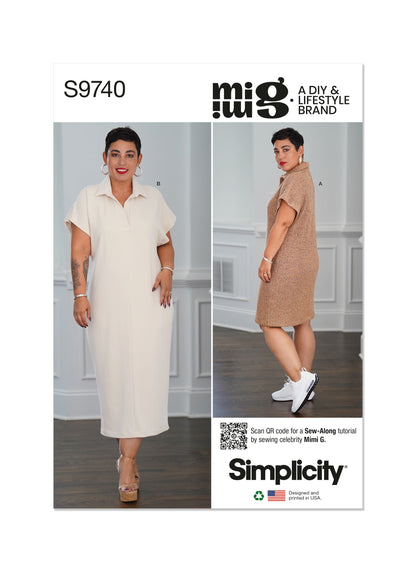 Simplicity S9740 Misses' Dress