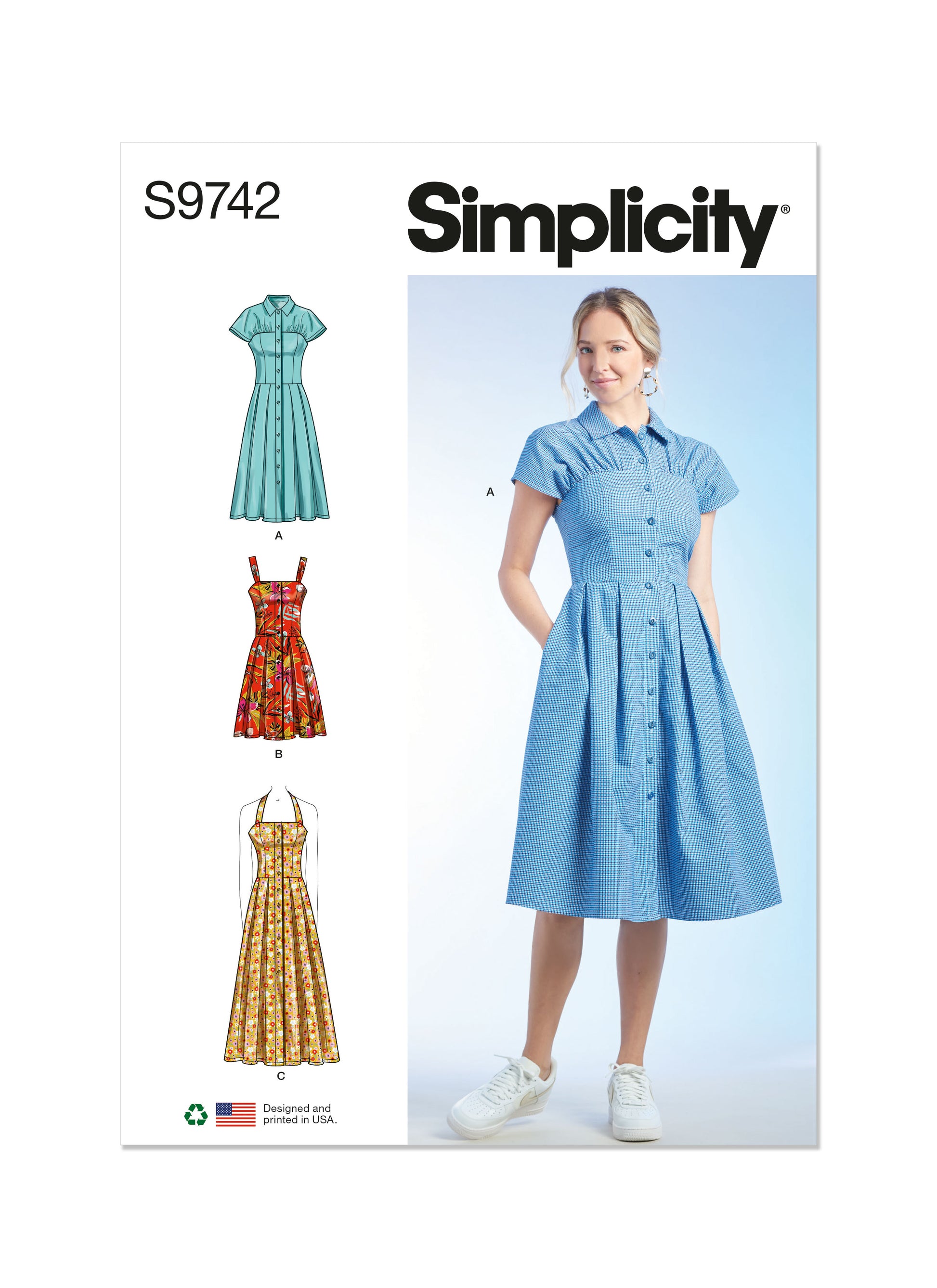 Simplicity Pattern S9742 Misses' Dress