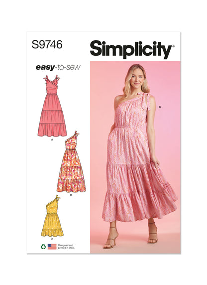 Simplicity Pattern S9746 Misses' Dress