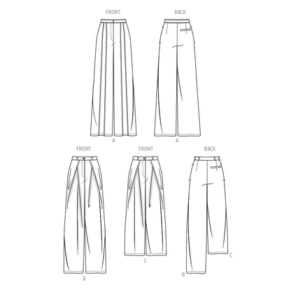 Simplicity Pattern S9753 Misses' Skirt Pants