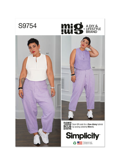 Simplicity S9754 Misses' Sportswear